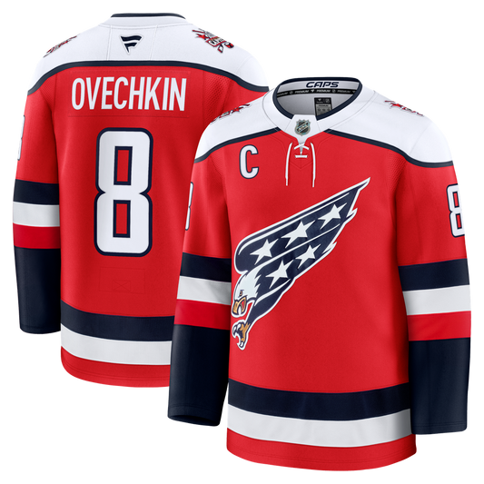 Alexander Ovechkin Washington Capitals Fanatics Alternate Premium Player Jersey - Red