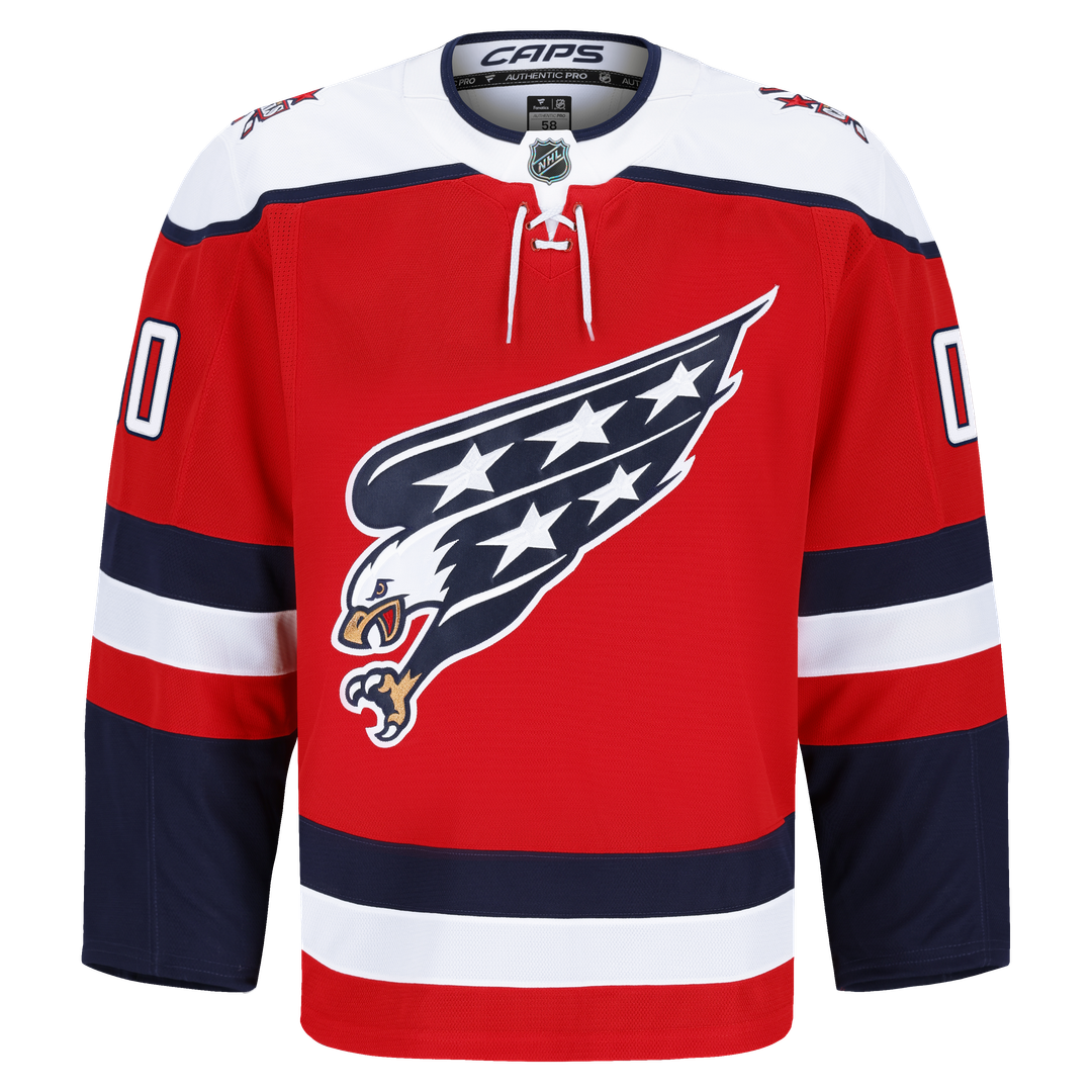 Washington Capitals Fanatics Alternate Authentic Pro Custom Jersey - Red