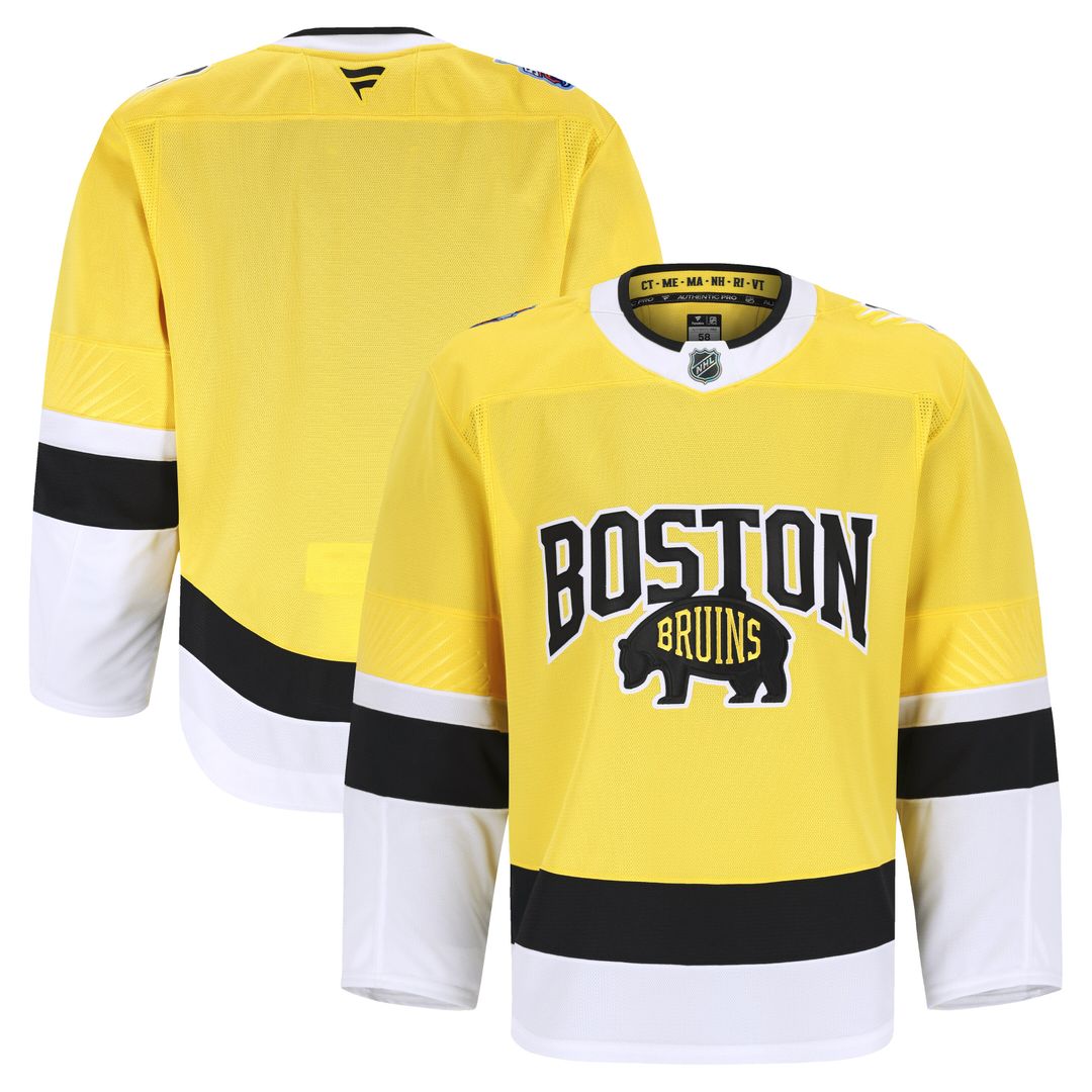Boston Bruins Fanatics 2026 NHL Stadium Series Authentic Pro Jersey - Gold