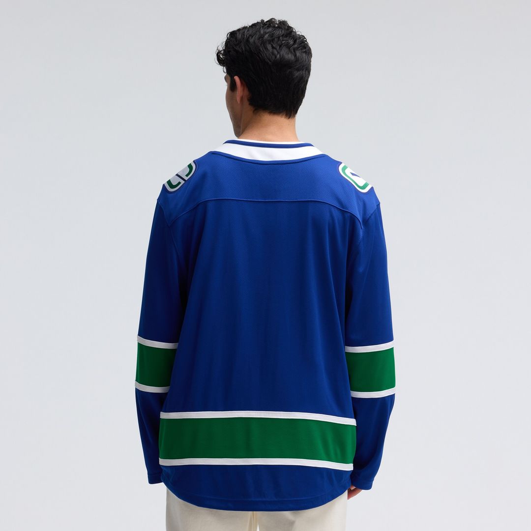 Vancouver Canucks Fanatics Home Team Breakaway Jersey - Blue