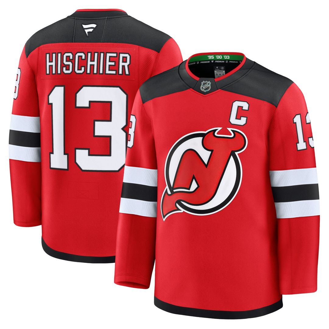 Nico Hischier New Jersey Devils Fanatics Alternate Premium Jersey - Black