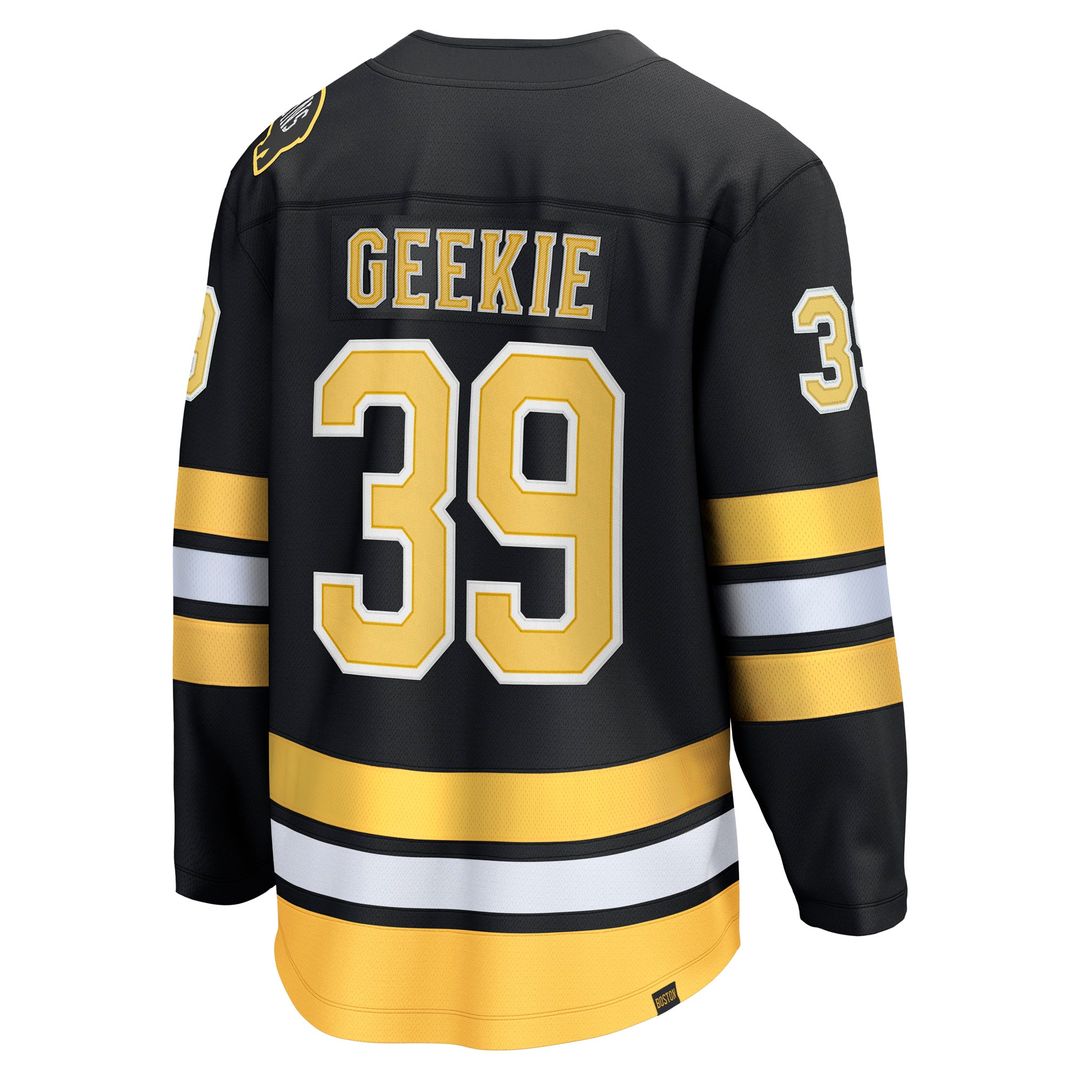 Morgan Geekie Boston Bruins Fanatics Home Breakaway Player Jersey - Black