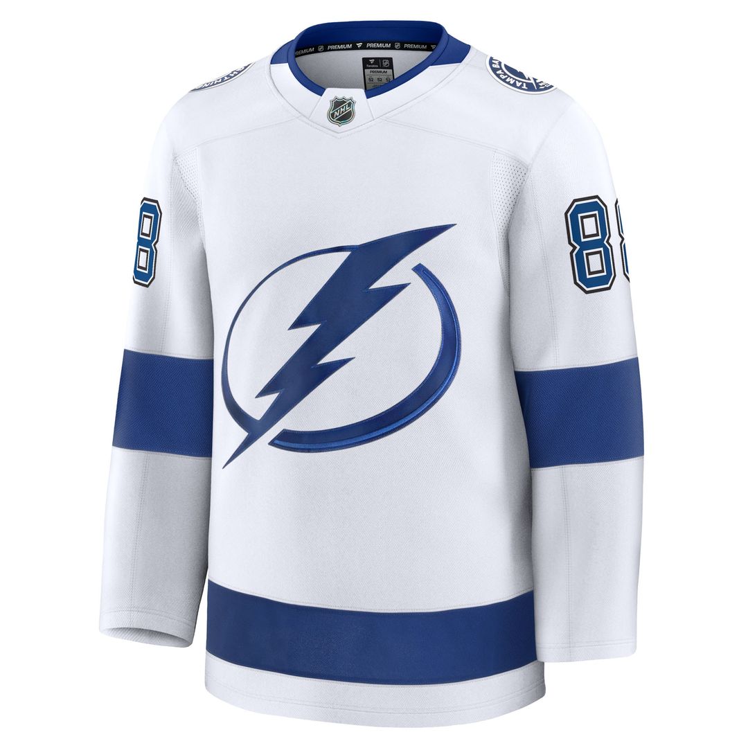 Andrei Vasilevskiy Tampa Bay Lightning Fanatics Away Premium Jersey - White