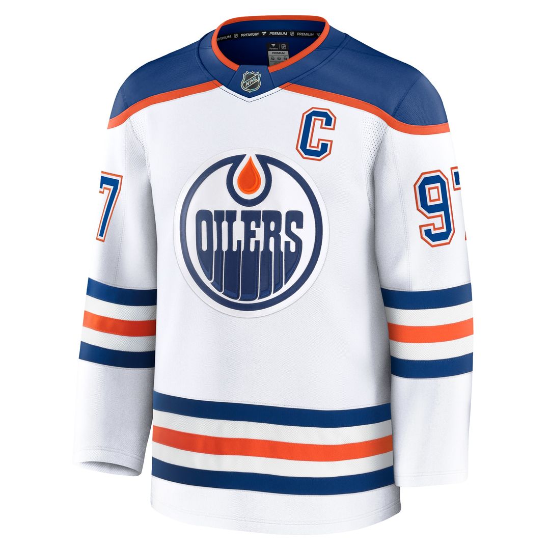Connor McDavid Edmonton Oilers Fanatics Home Premium Jersey - Royal
