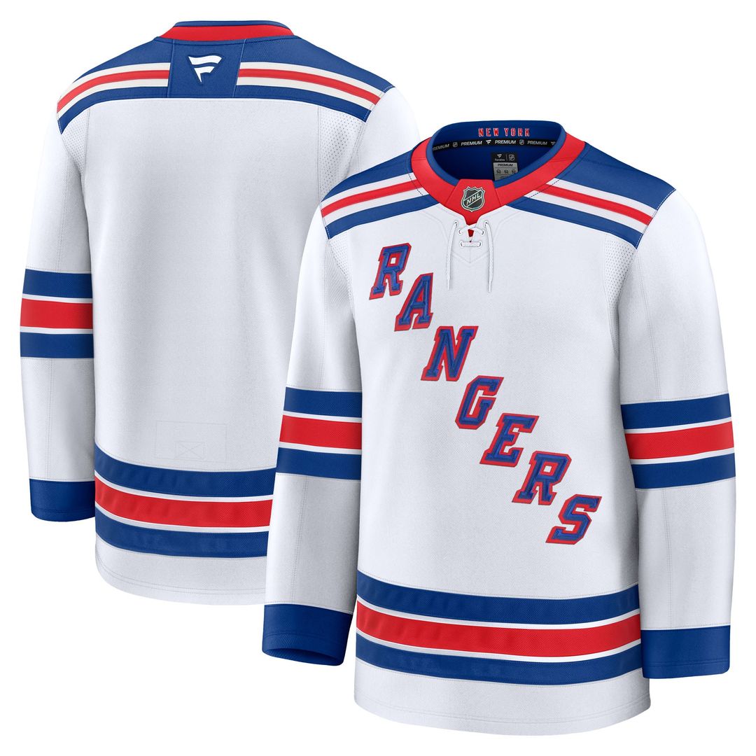 New York Rangers Fanatics Away Premium Jersey - White