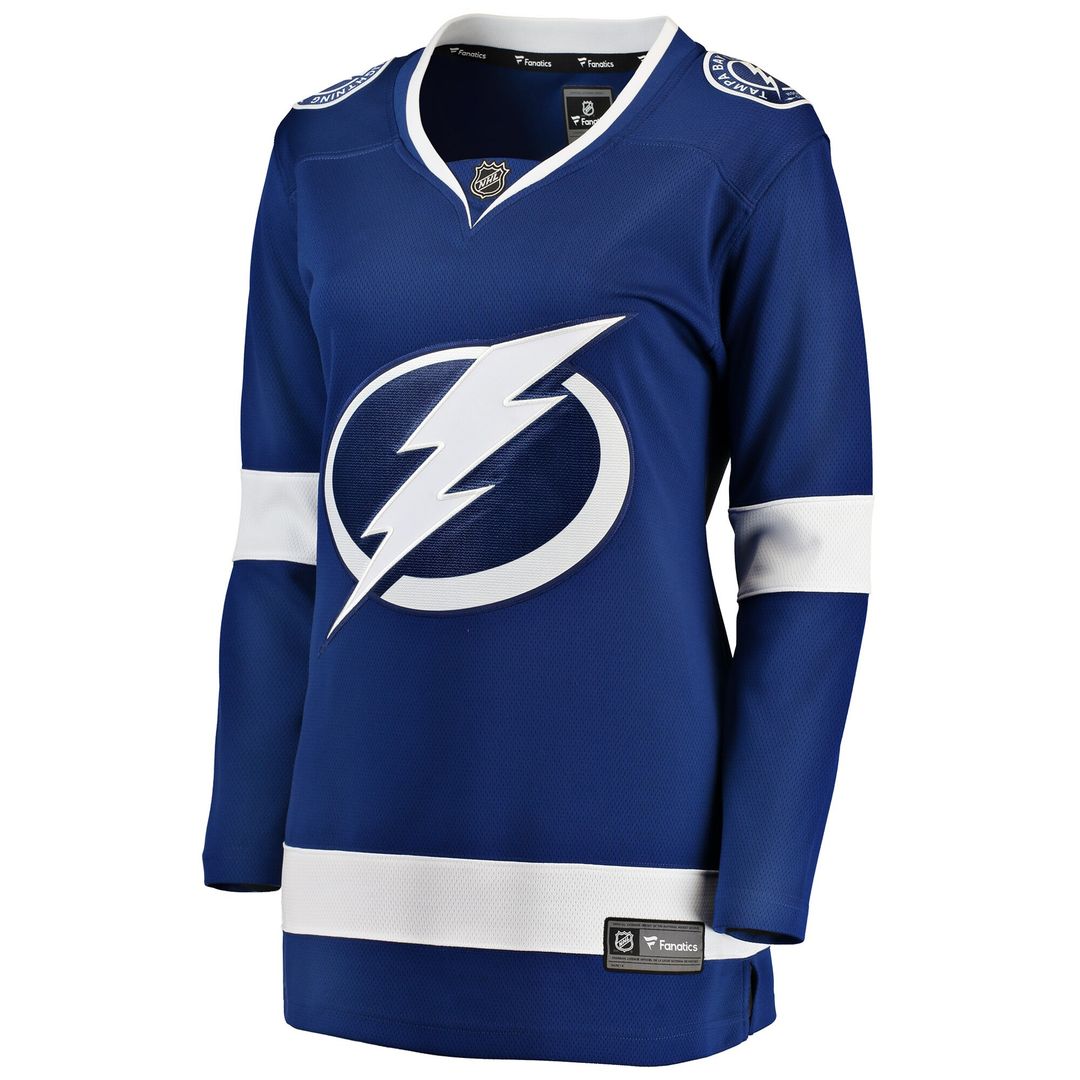 Tampa Bay Lightning Fanatics Women's Home Breakaway Jersey - Blue