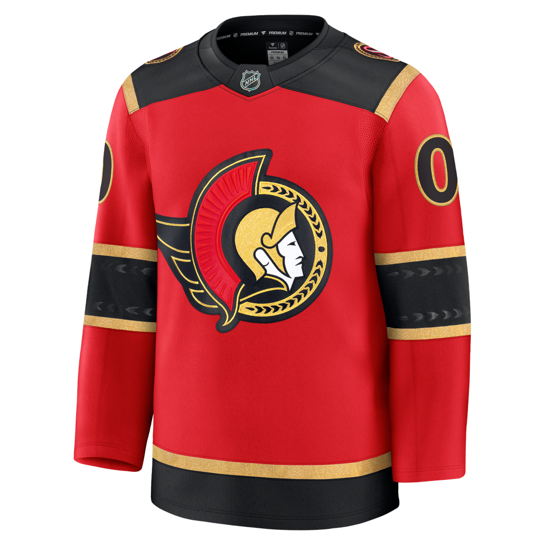Ottawa Senators Fanatics Alternate Custom Premium Jersey - Red