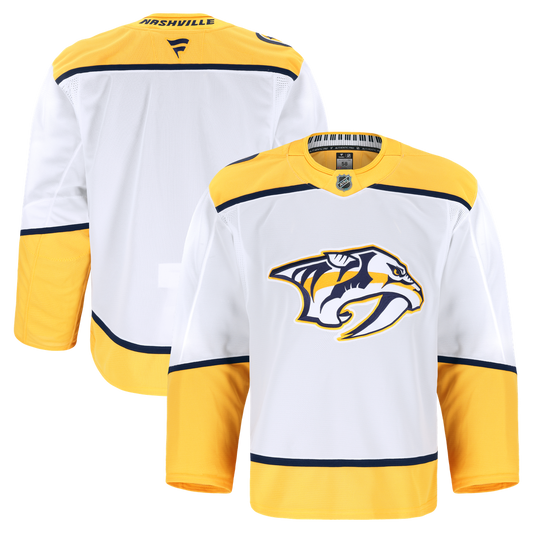 Nashville Predators Fanatics Away Authentic Pro Jersey - White