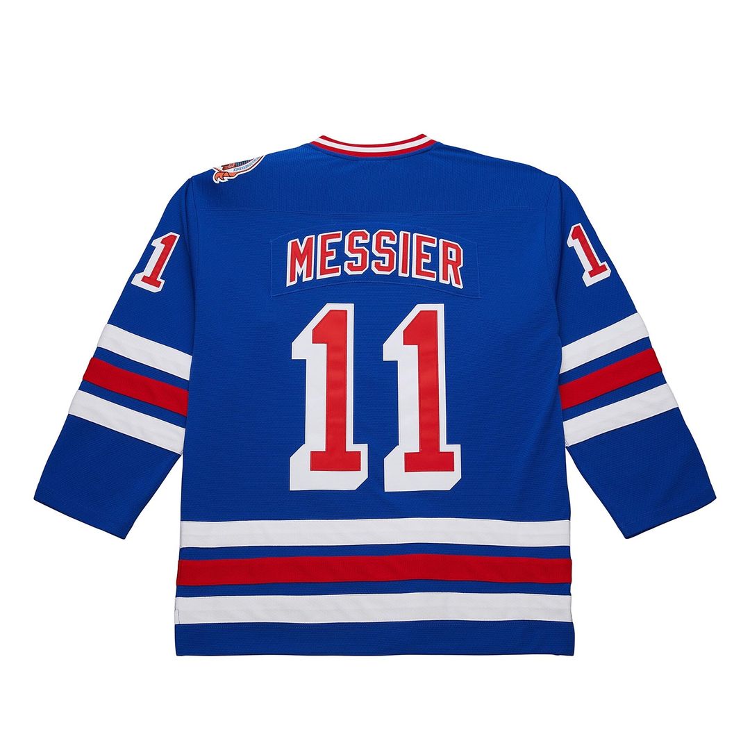 Mark Messier New York Rangers Mitchell & Ness Big & Tall 1993/94 Blue Line 2.0 Jersey - Blue