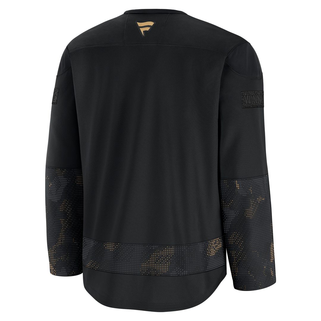Winnipeg Jets Fanatics 2024 Military Appreciation Practice Jersey - Black
