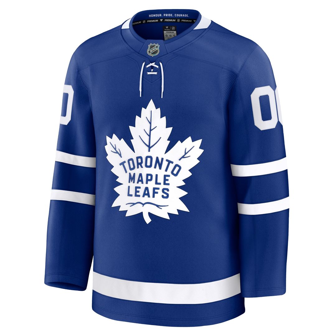 Toronto Maple Leafs Fanatics Home Premium Custom Jersey - Blue