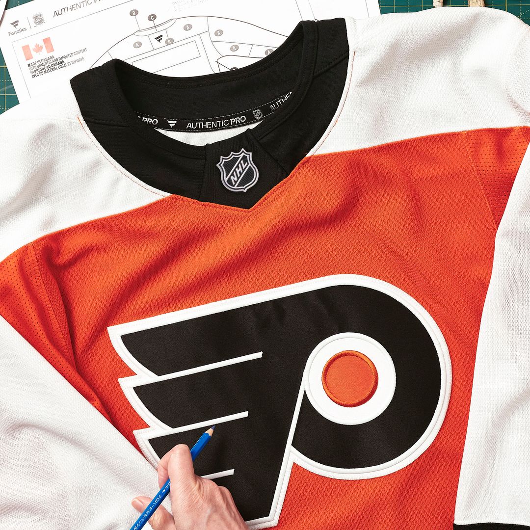 Philadelphia Flyers Fanatics Home Authentic Pro Custom Jersey - Orange