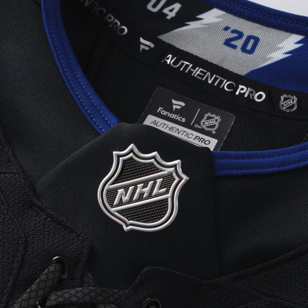 Tampa Bay Lightning Fanatics Alternate Authentic Pro Jersey - Black