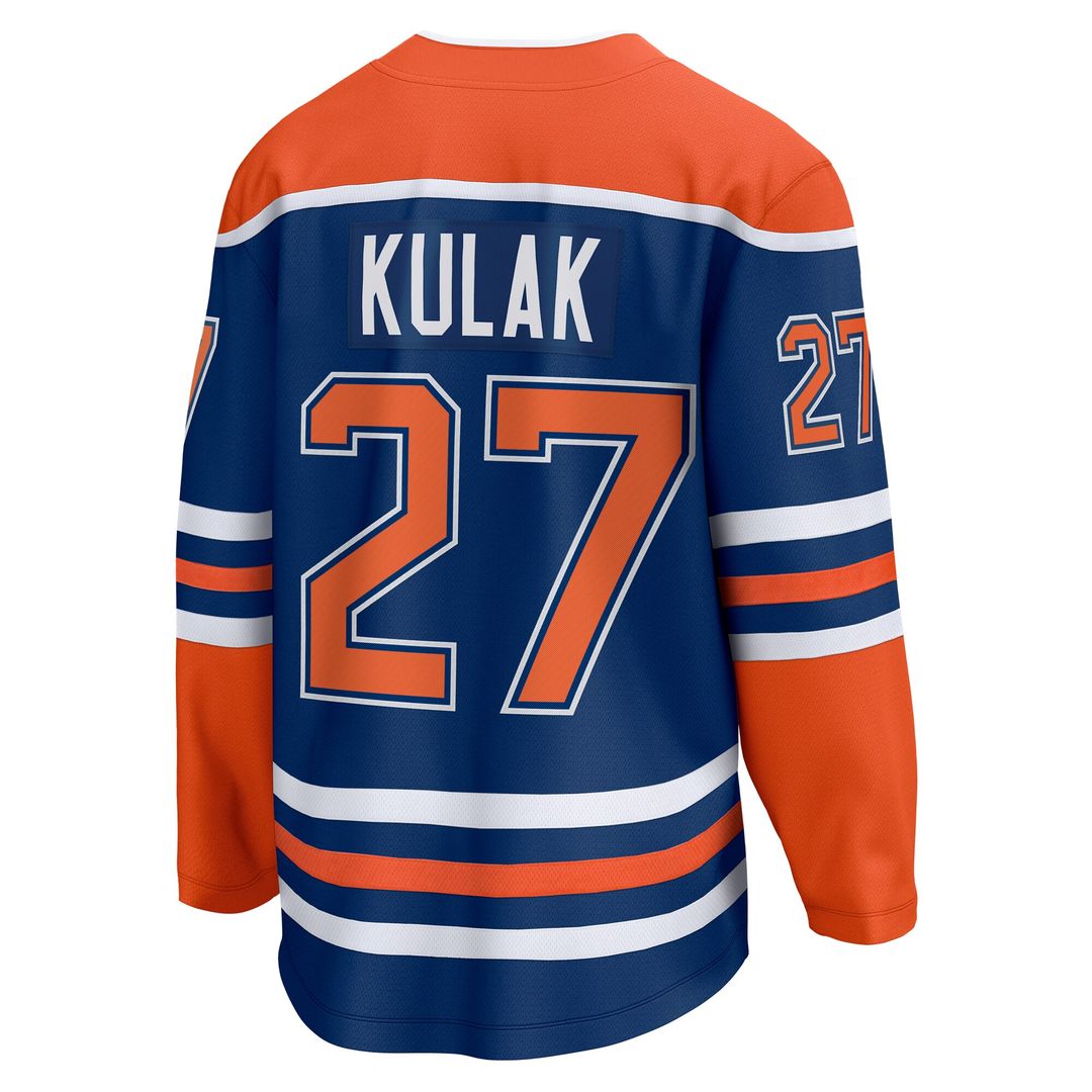 Brett Kulak Edmonton Oilers Fanatics Home Breakaway Player Jersey - Royal