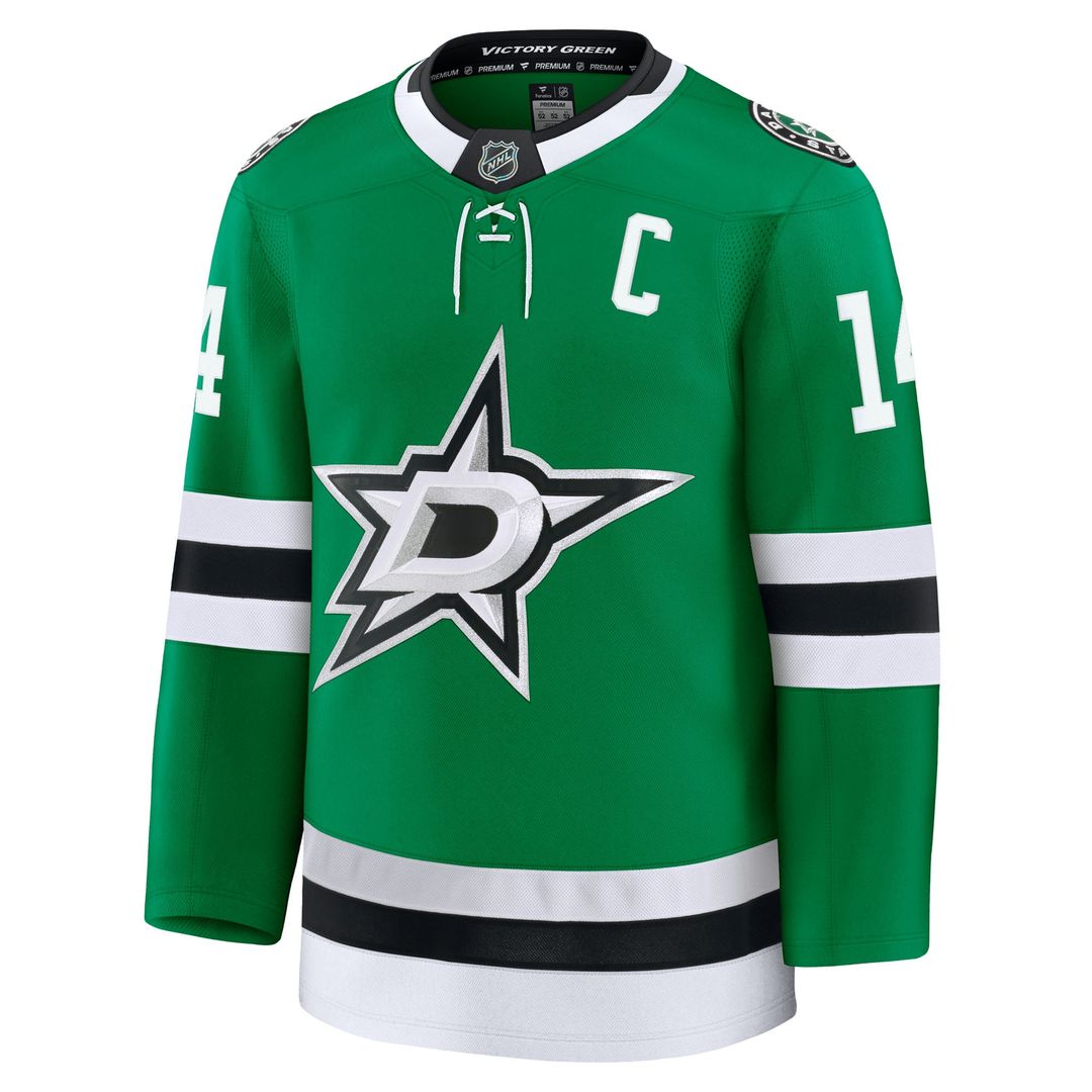 Jamie Benn Dallas Stars Fanatics Home Premium Jersey - Kelly Green