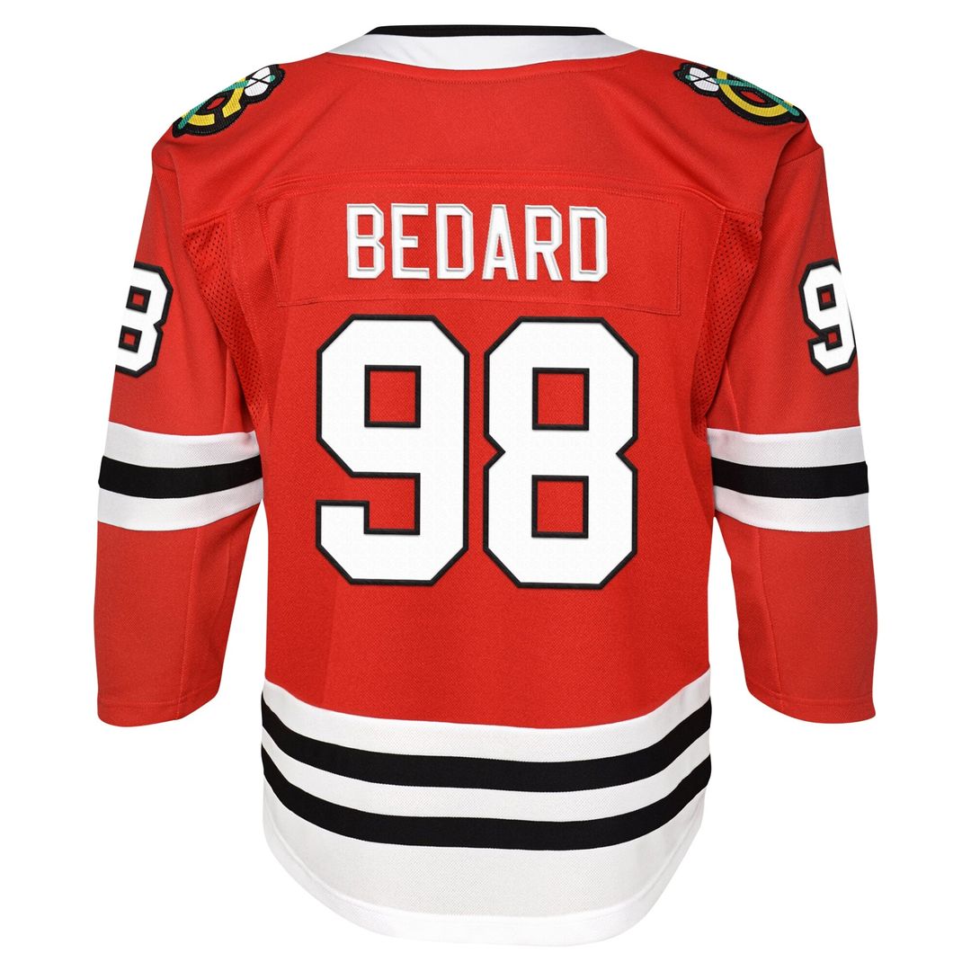 Connor Bedard Chicago Blackhawks Youth Home Premier?Player Jersey - Red
