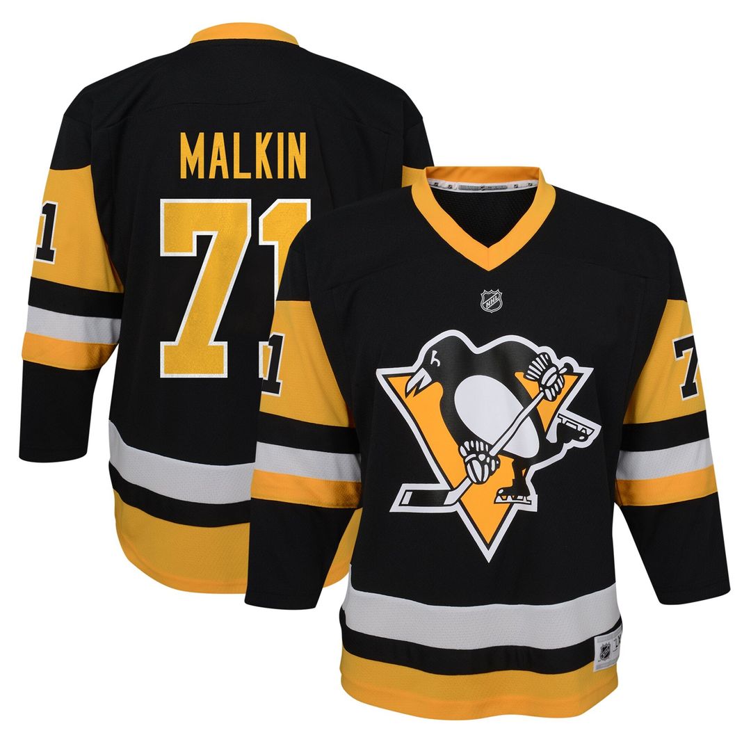 Evgeni Malkin Pittsburgh Penguins Youth Home Player Replica Jersey - Black