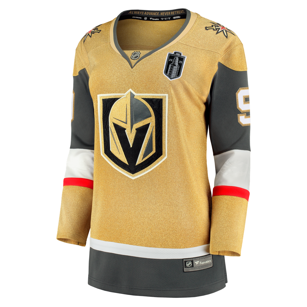 Jack Eichel Vegas Golden Knights Fanatics Women's 2026 Stanley Cup Final Breakaway Jersey - Gold