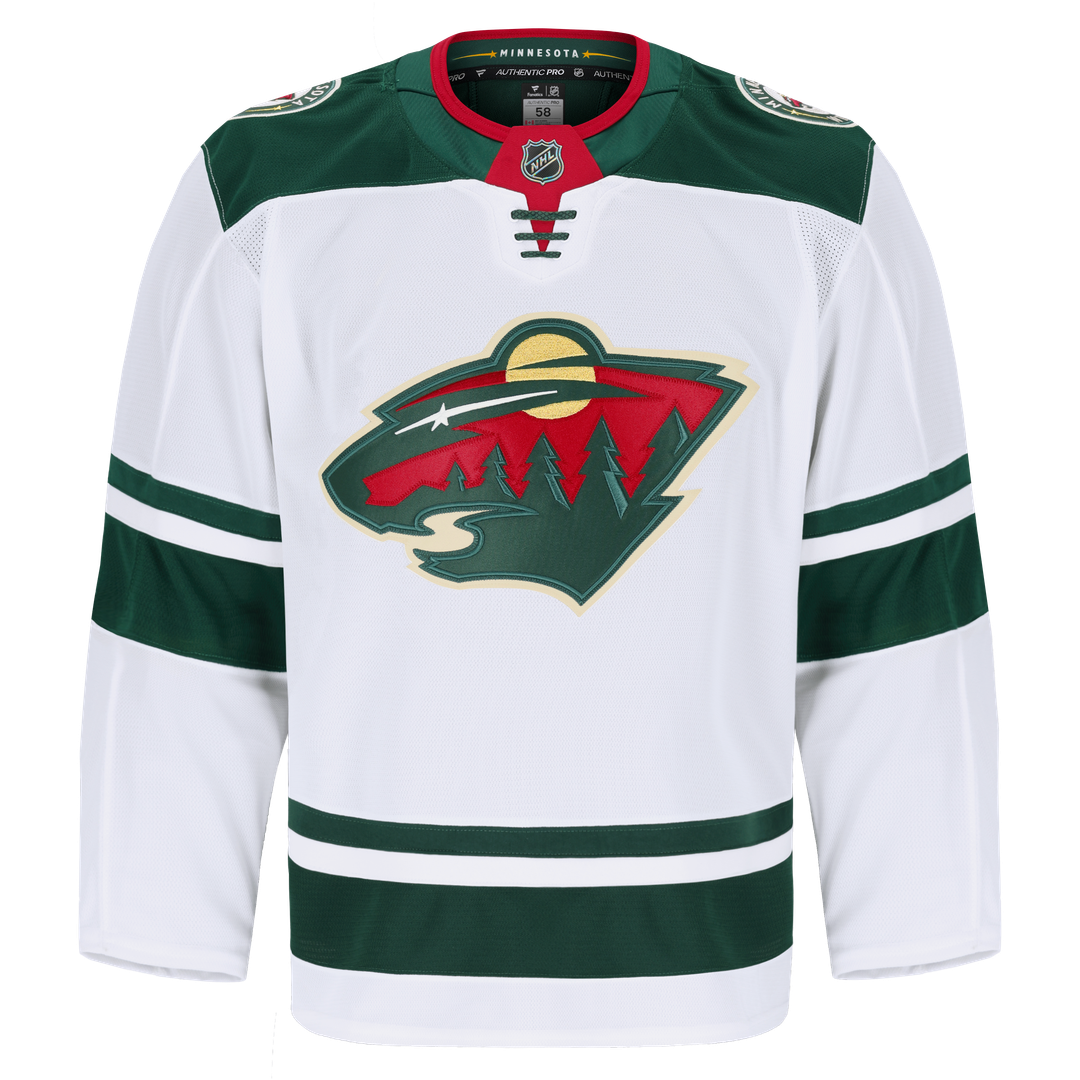 Minnesota Wild Fanatics Away Authentic Pro Jersey - White