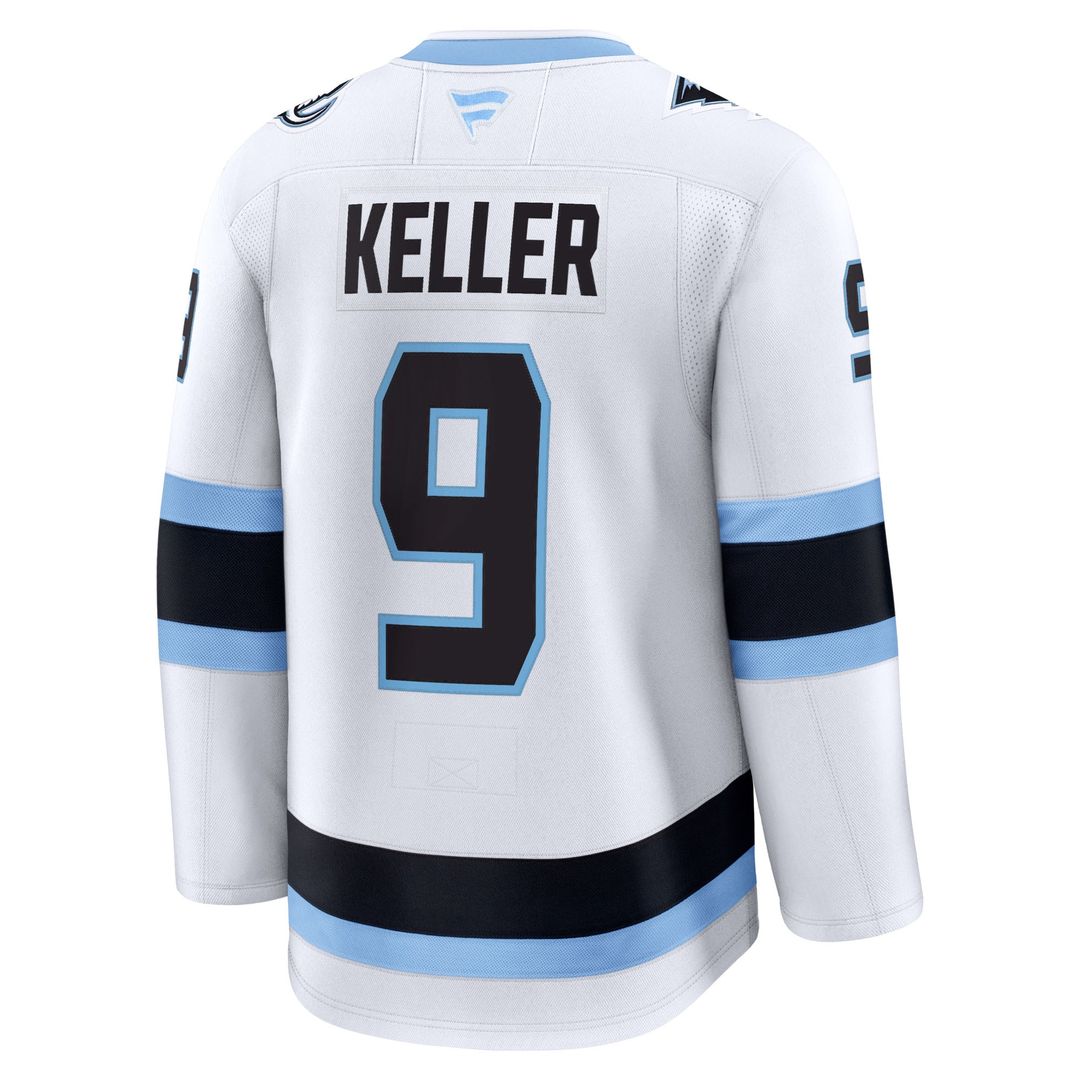 Clayton Keller Utah Mammoth Fanatics Away Premium Player Jersey - White
