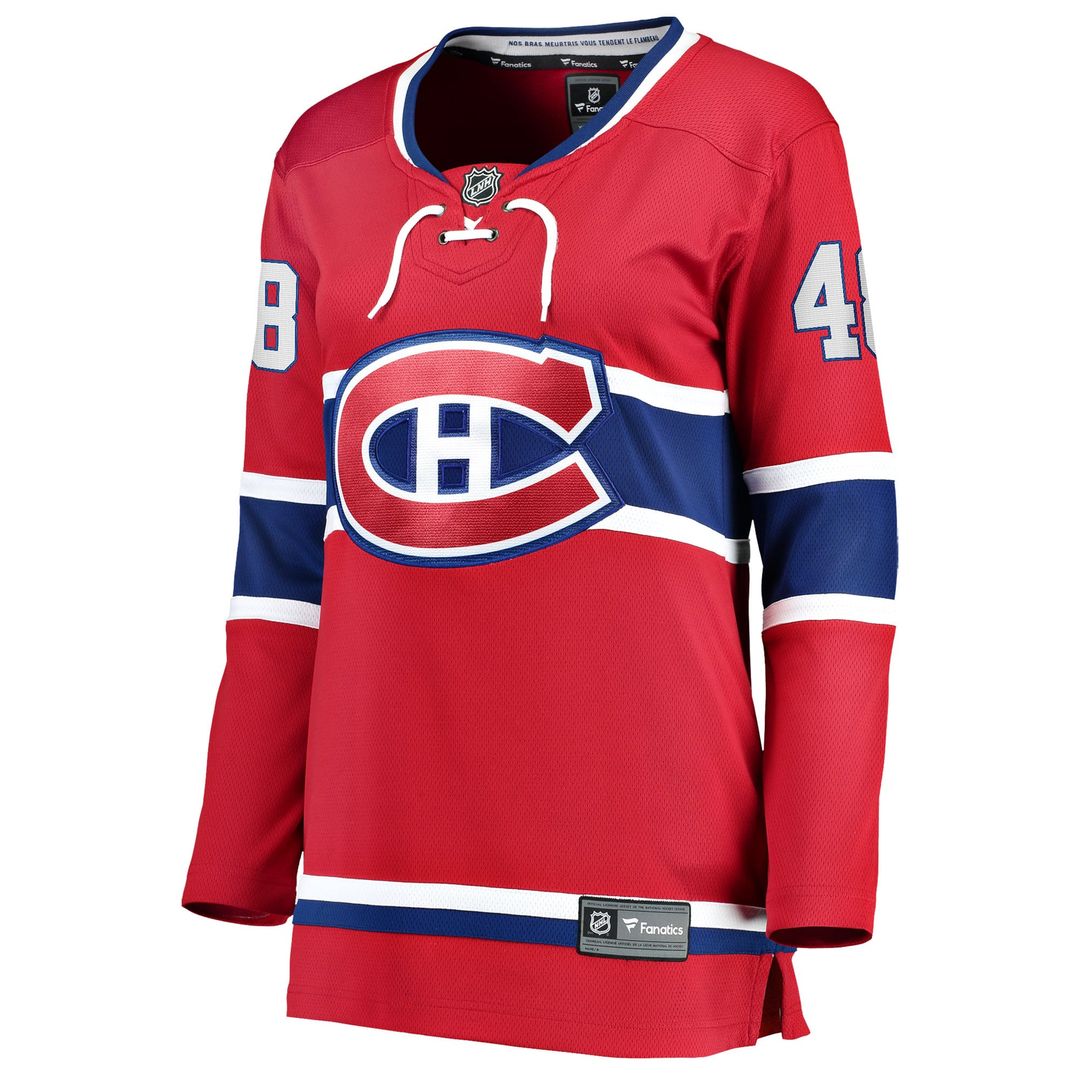 Lane Hutson Montreal Canadiens Fanatics Women's Home Breakaway Player Jersey - Red