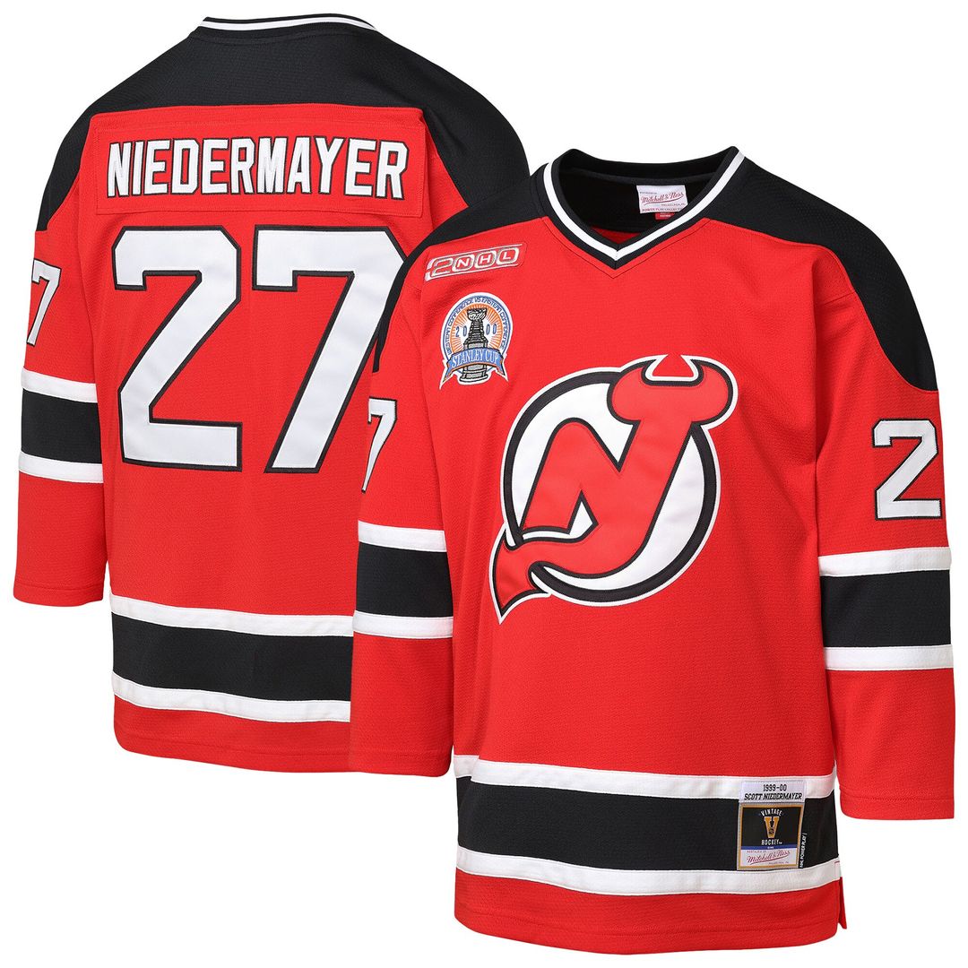Scott Niedermayer New Jersey Devils Mitchell & Ness Youth 1999/00 Power Play Player Jersey - Red