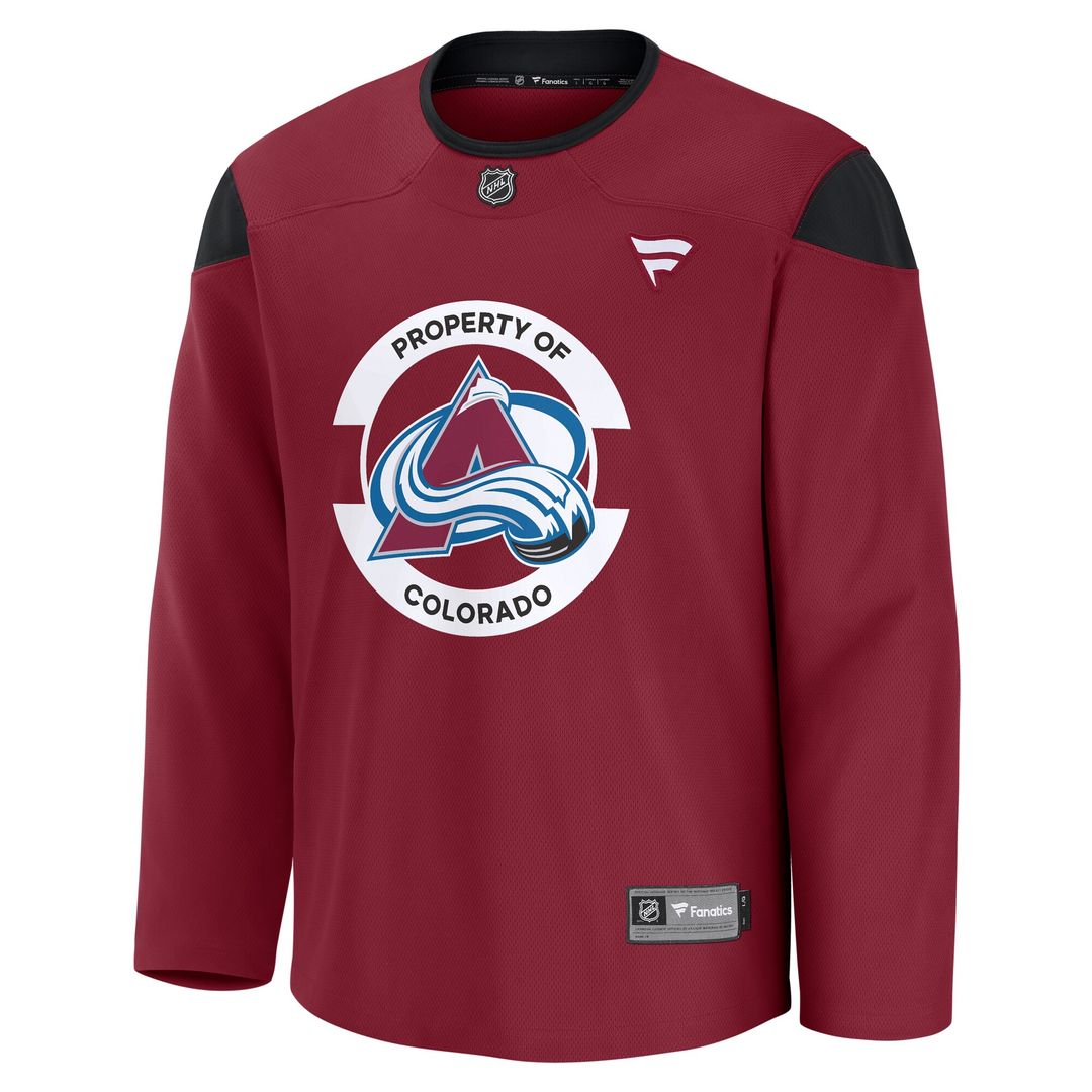 Colorado Avalanche Fanatics Practice Jersey - Burgundy