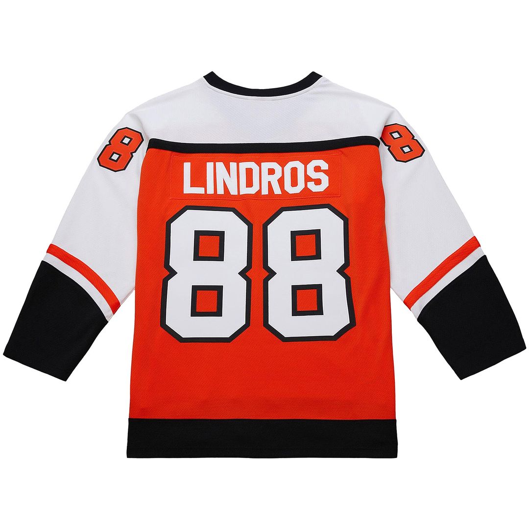 Eric Lindros Philadelphia Flyers Mitchell & Ness Big & Tall 1996-97 Blue Line 2.0 Jersey - Orange