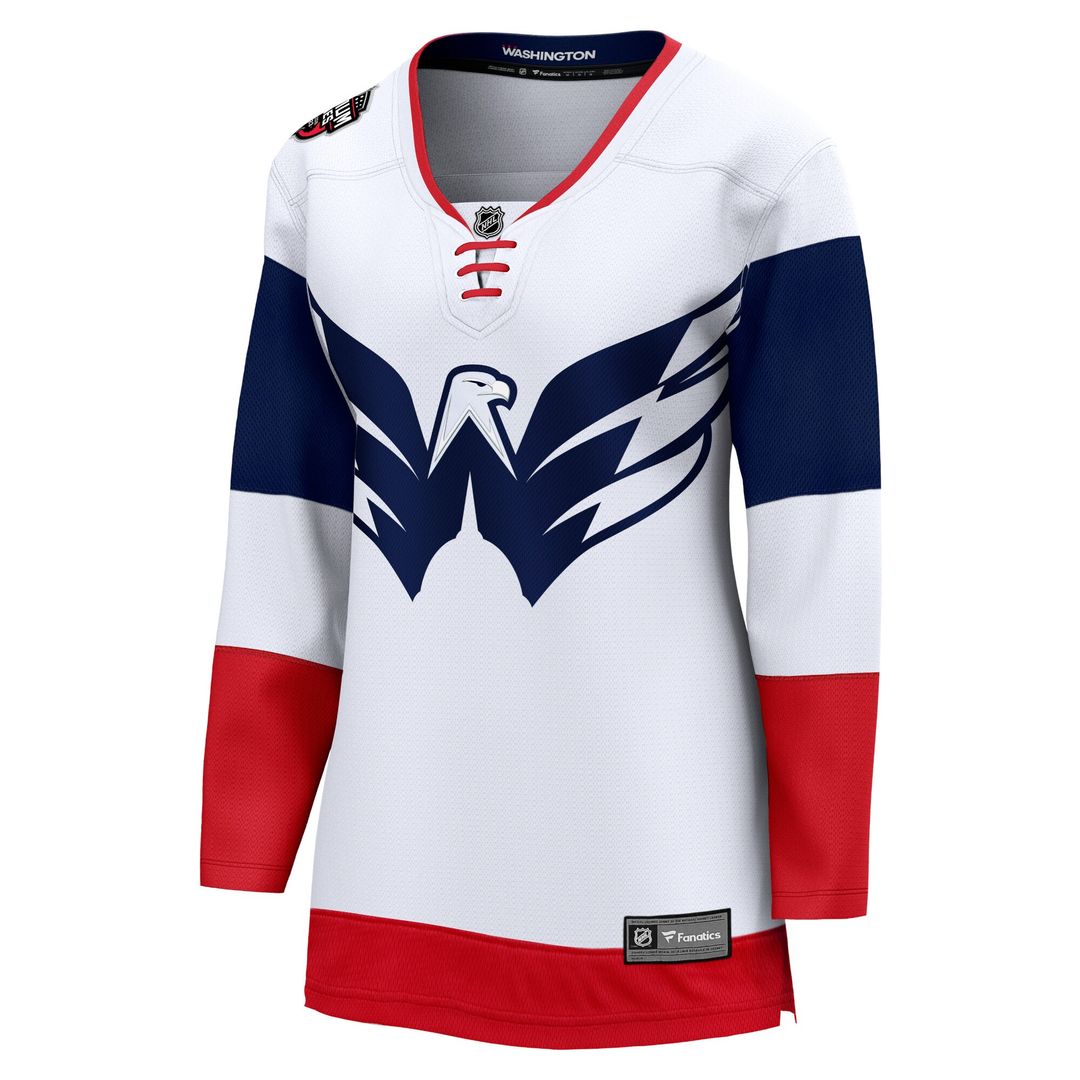 Washington Capitals Fanatics Women's 2023 NHL Stadium Series Breakaway Blank Jersey - White