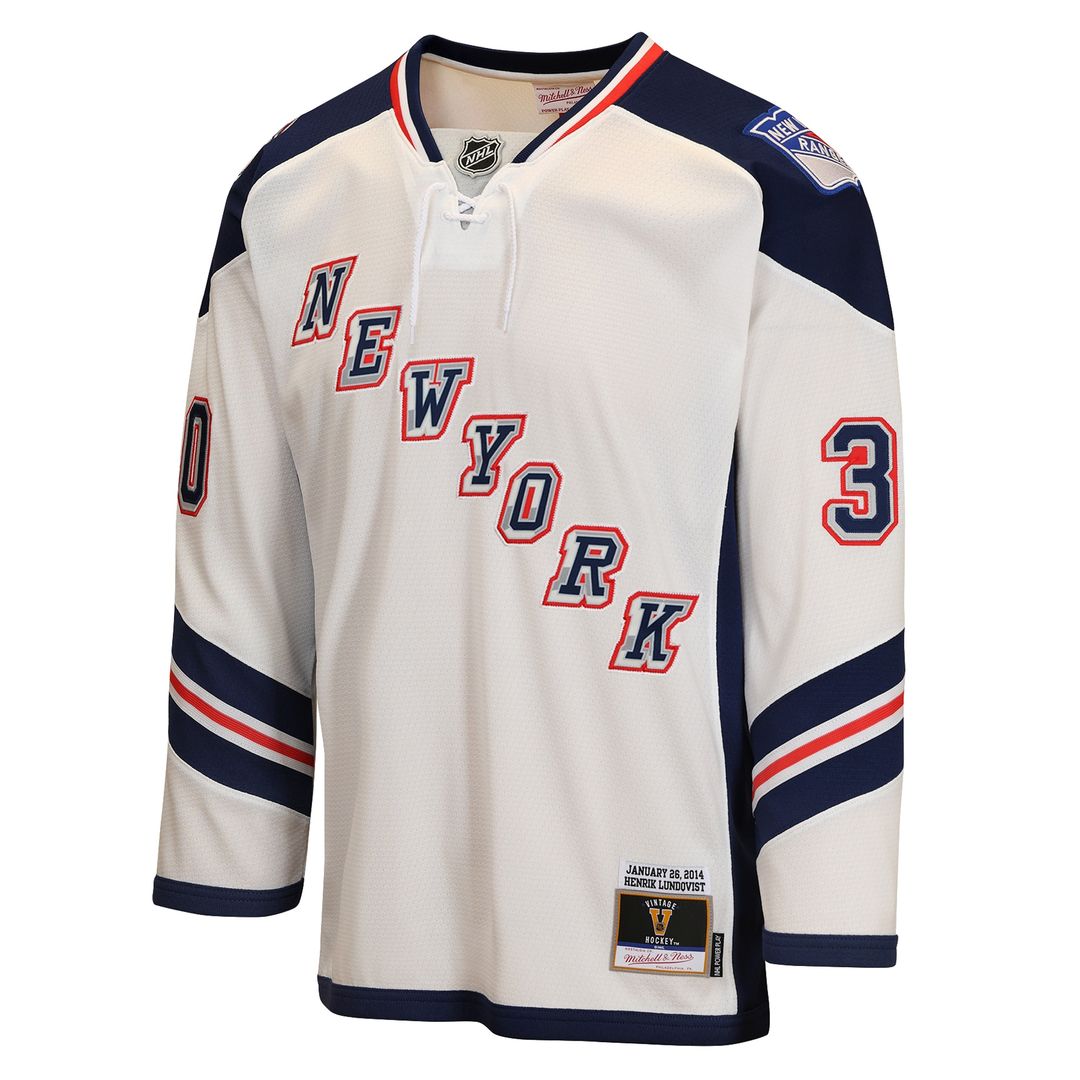Henrik Lundqvist New York Rangers Mitchell & Ness Youth 2014 Stadium Series Power Play Jersey - White