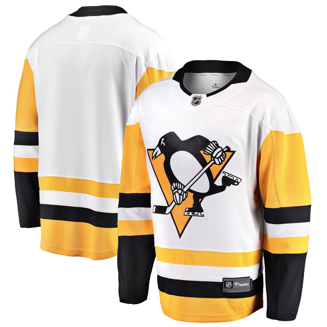 Pittsburgh Penguins Fanatics Away Breakaway Jersey - White