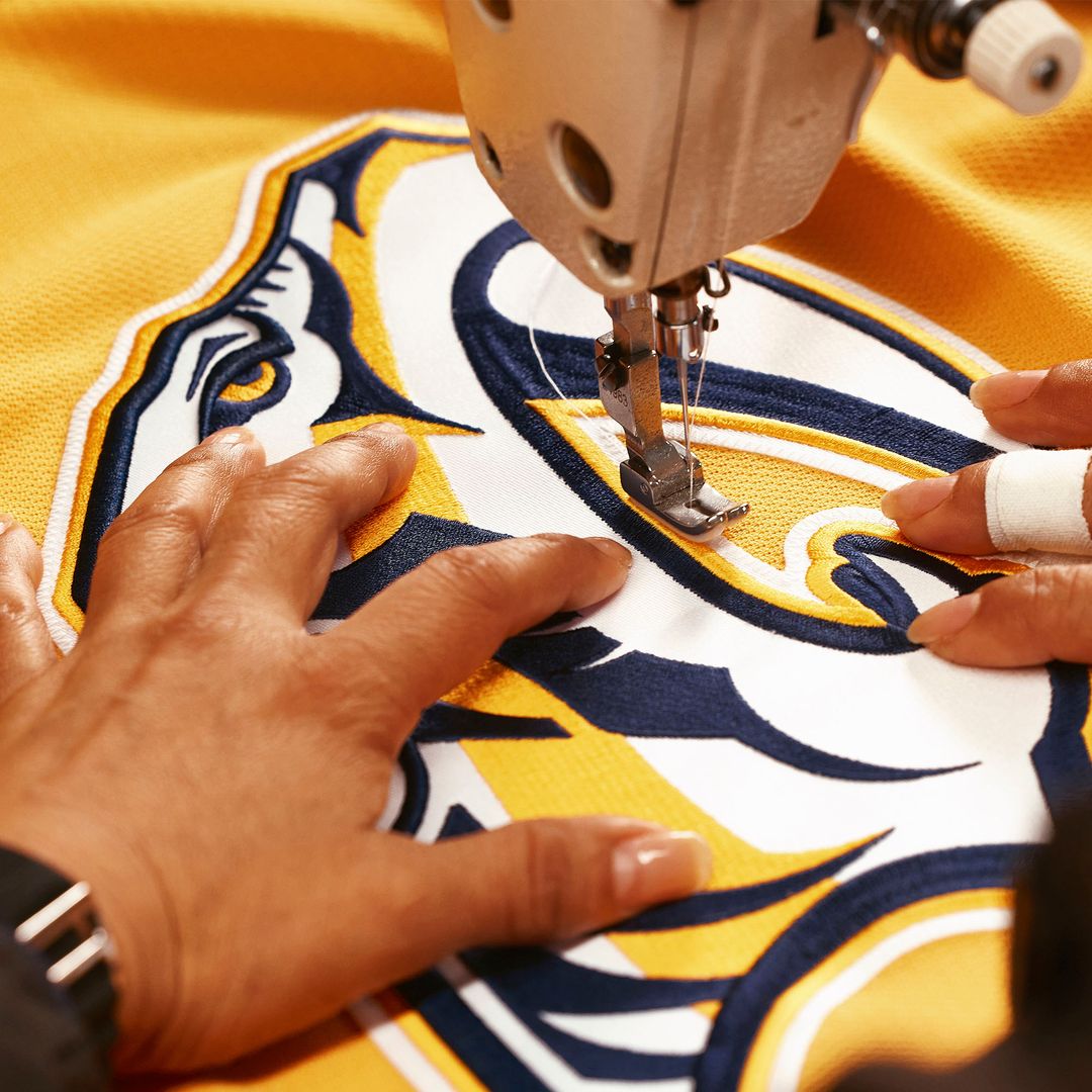 Nashville Predators Fanatics Home Authentic Pro Custom Jersey - Gold