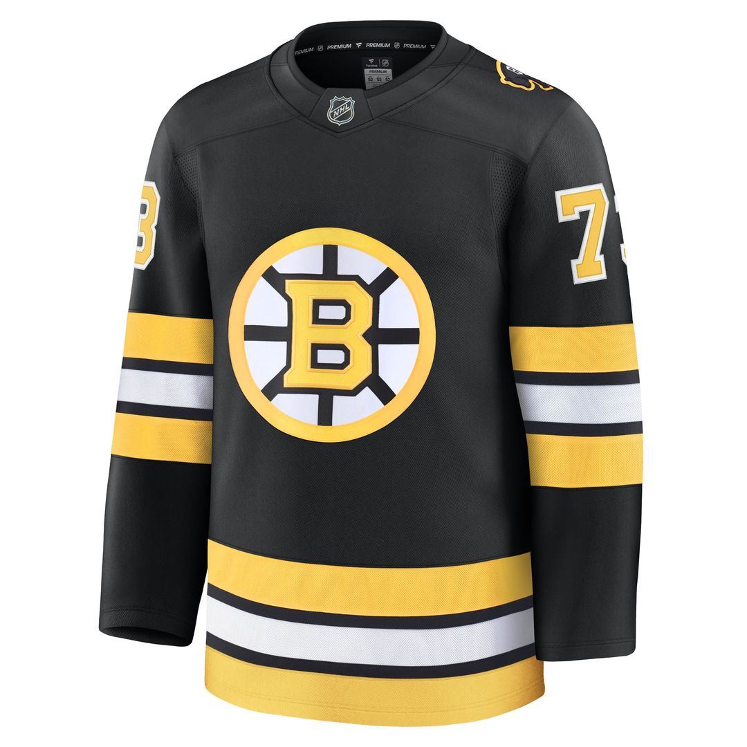 Charlie McAvoy Boston Bruins Fanatics Home Premium Player Jersey - Black