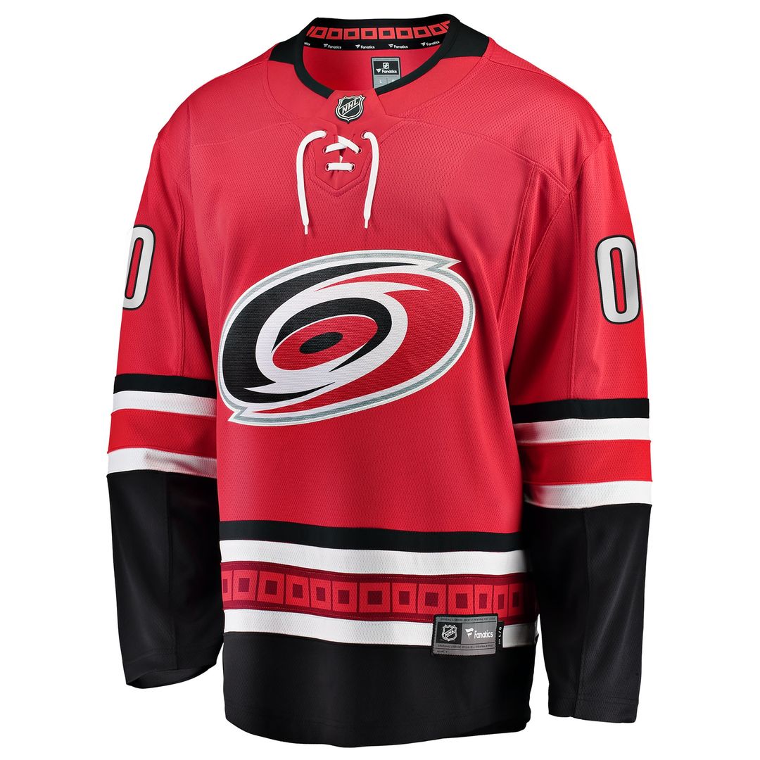 Carolina Hurricanes Fanatics Home Breakaway Custom Jersey - Black