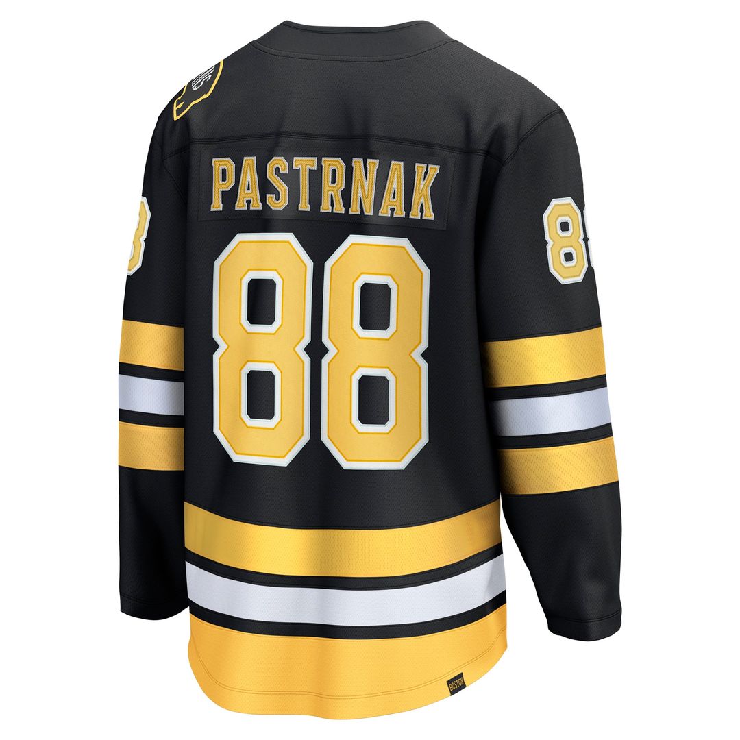 David Pastrnak Boston Bruins Fanatics Away Breakaway Player Jersey - White