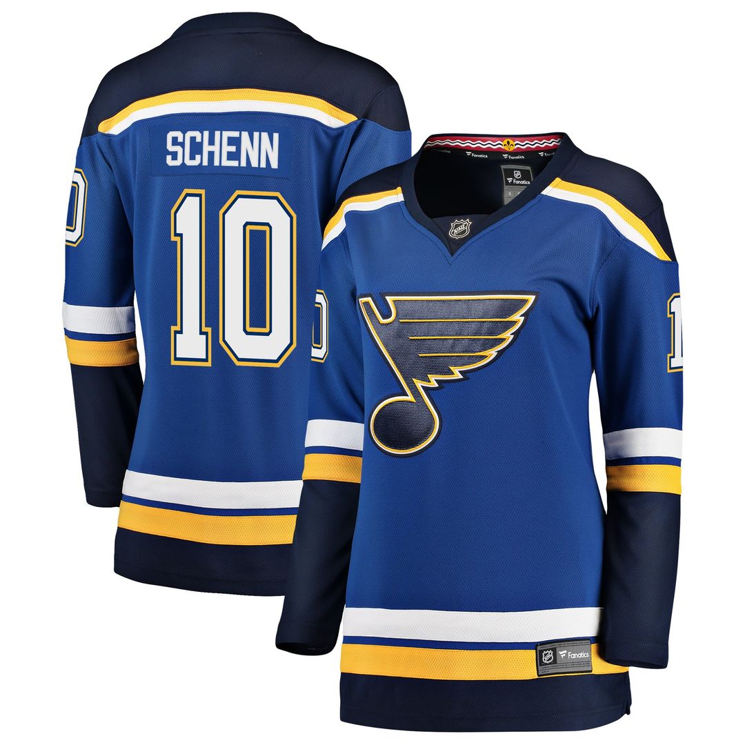 Brayden Schenn St. Louis Blues Fanatics Women's Breakaway Player Jersey - Blue