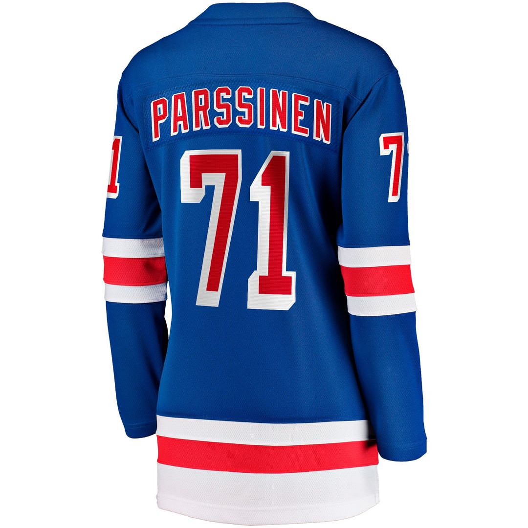 Juuso Parssinen New York Rangers Fanatics Women's Home Breakaway Player Jersey - Blue