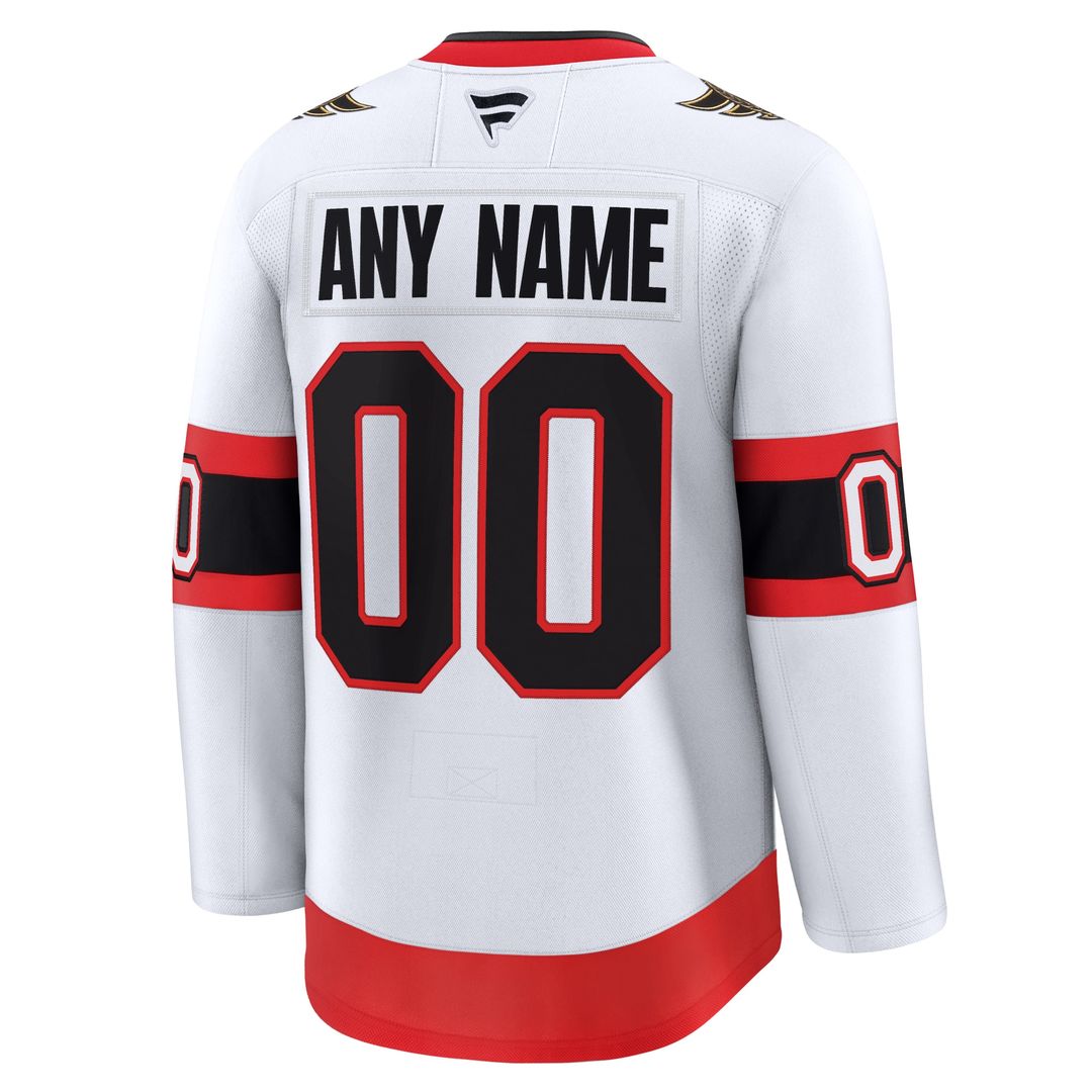 Ottawa Senators Fanatics Alternate Custom Premium Jersey - Red