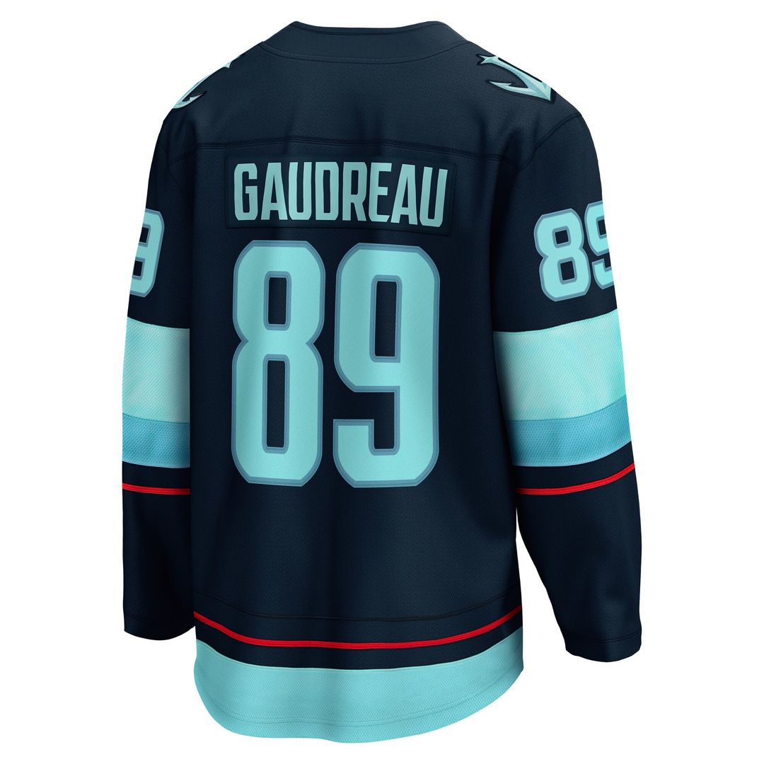 Frederick Gaudreau Seattle Kraken Fanatics Home Breakaway Jersey - Deep Sea Blue