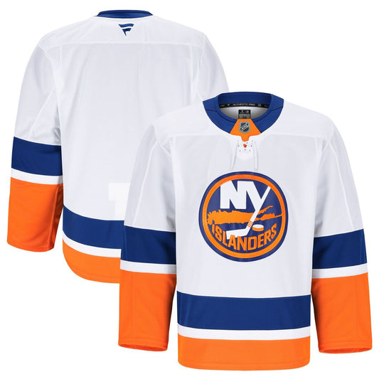 New York Islanders Fanatics Away Authentic Pro Jersey - White
