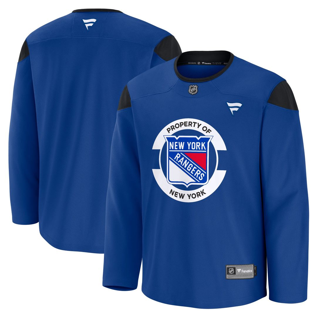 New York Rangers Fanatics Practice Jersey - Blue