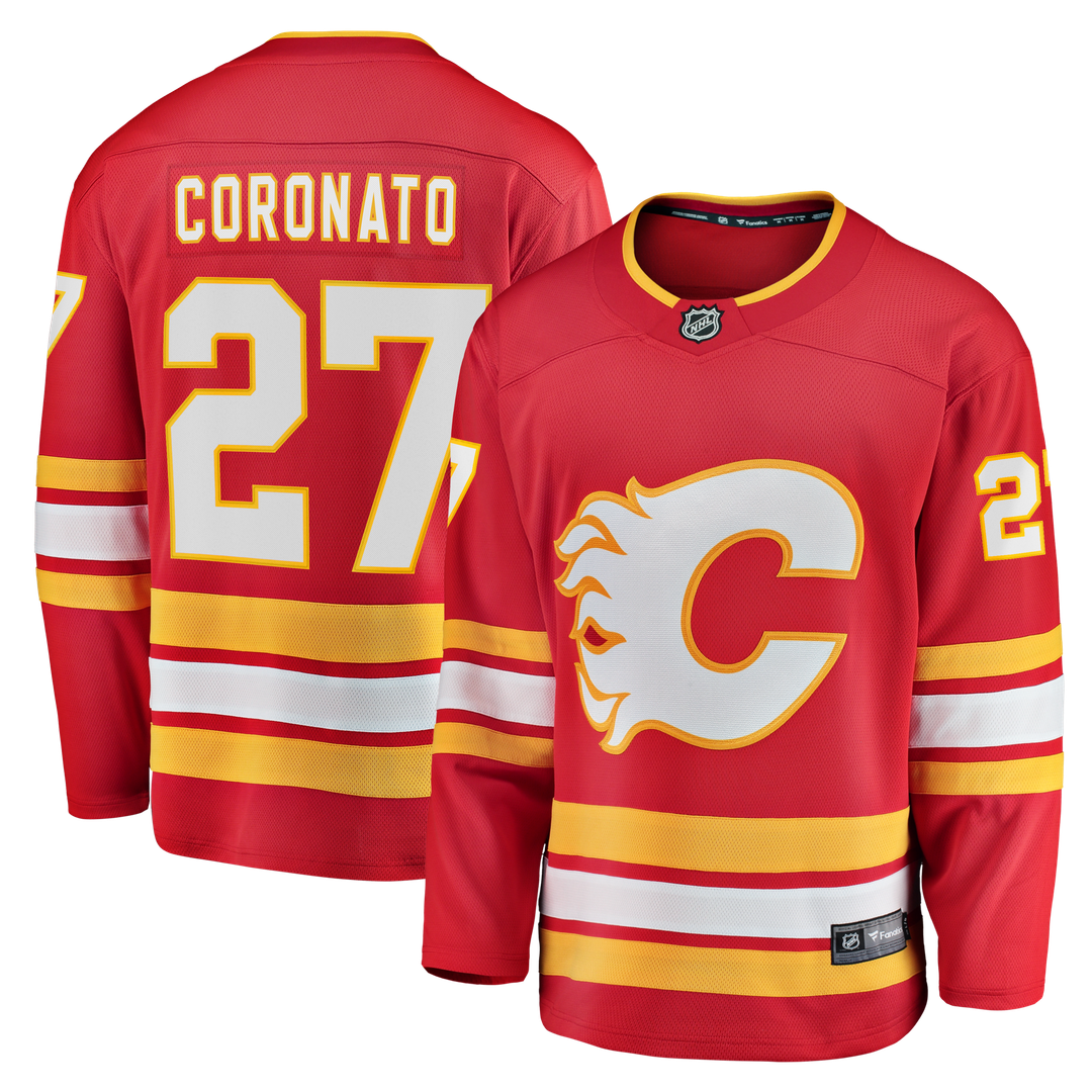 Matt Coronato Calgary Flames Fanatics Home Breakaway Jersey - Red