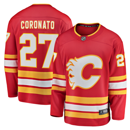 Matt Coronato Calgary Flames Fanatics Home Breakaway Jersey - Red