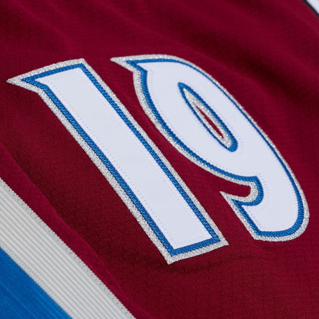 Joe Sakic Colorado Avalanche Mitchell & Ness 1995 Power Play Jersey - White