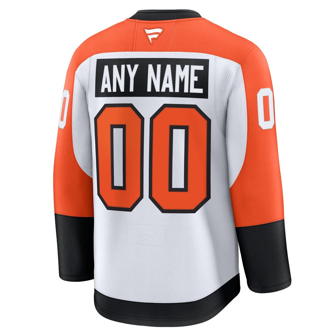 Philadelphia Flyers Fanatics Away Premium Custom Jersey - White