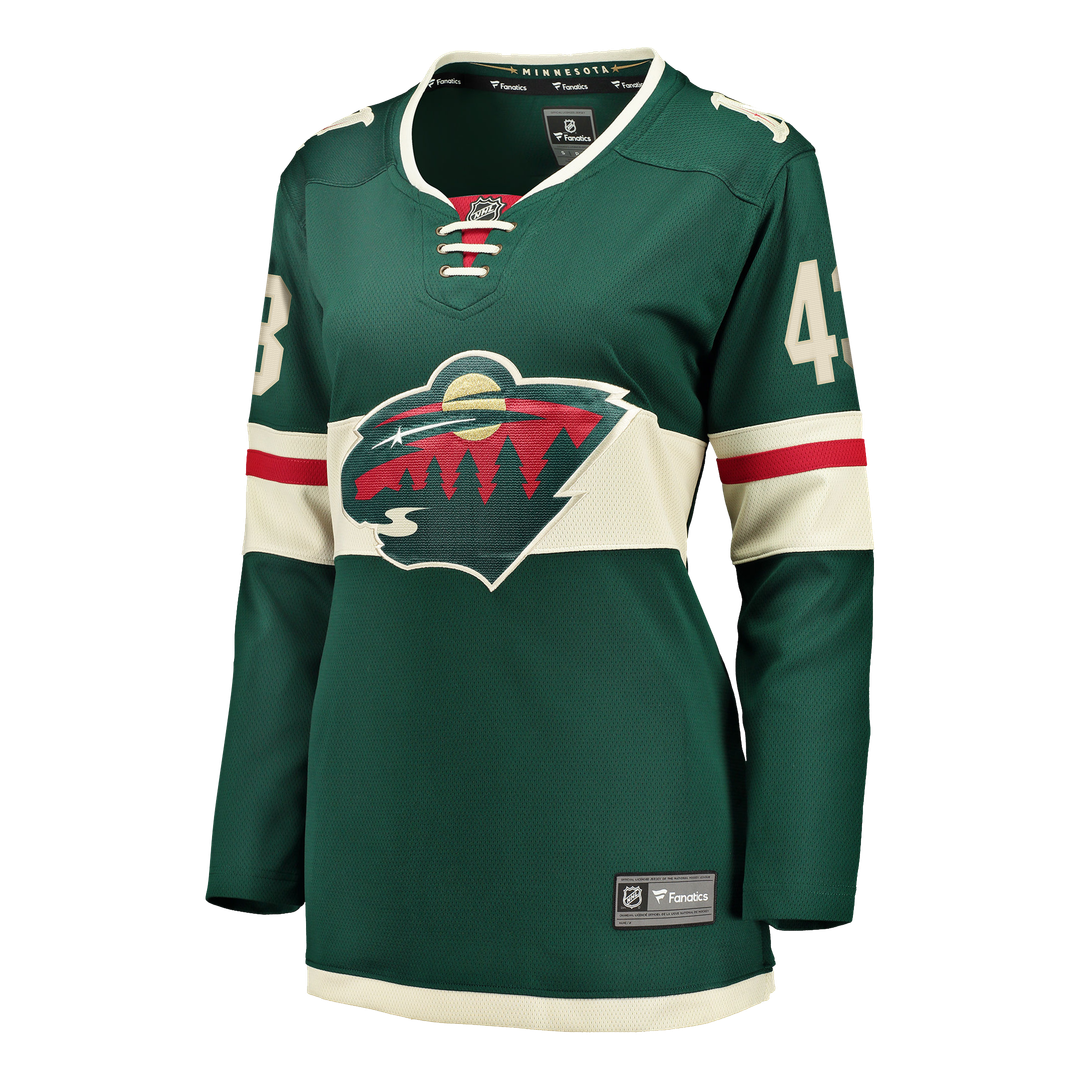 Quinn Hughes Minnesota Wild Fanatics Women's Home Breakaway Jersey - Green
