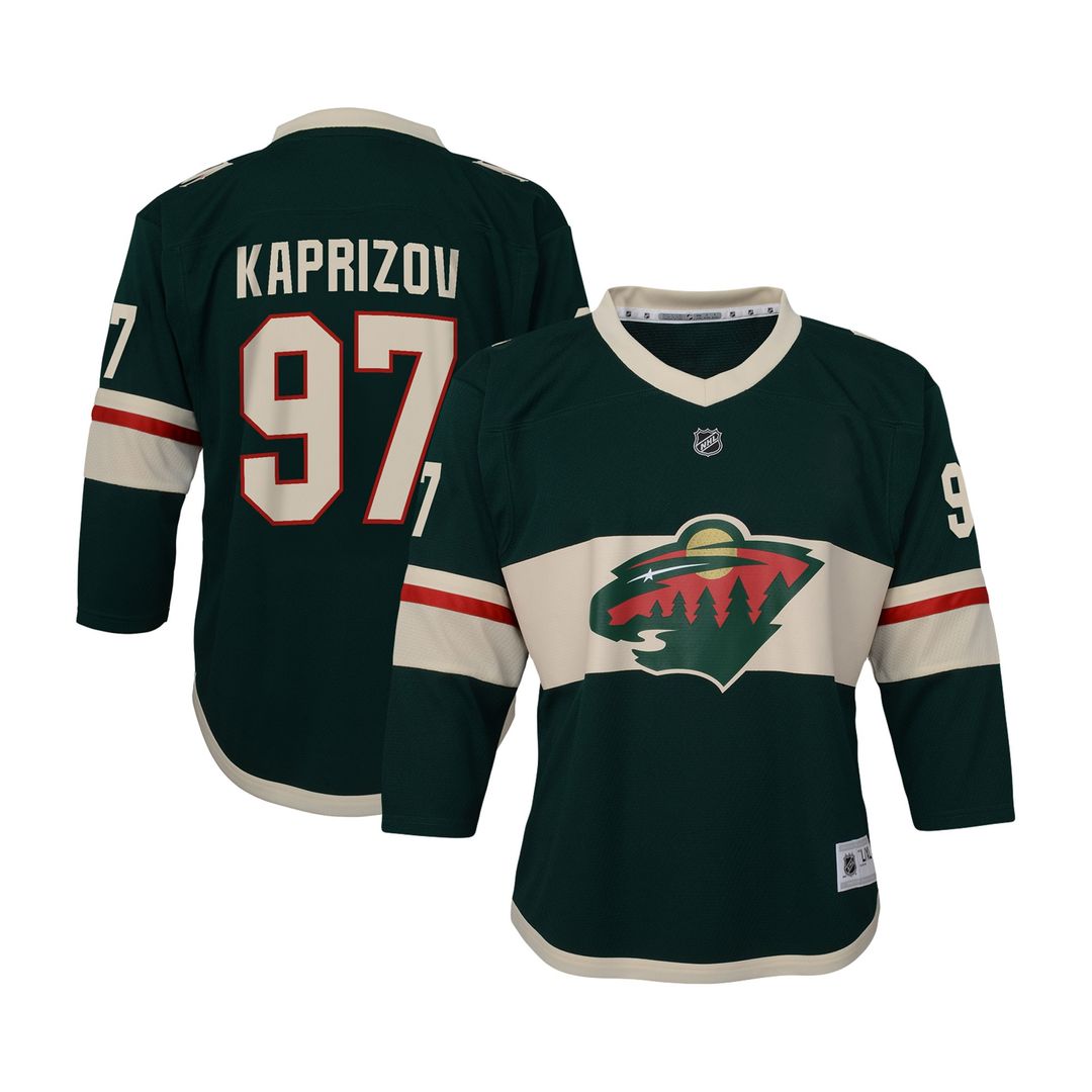 Kirill Kaprizov Minnesota Wild Youth Home Player Replica Jersey - Green
