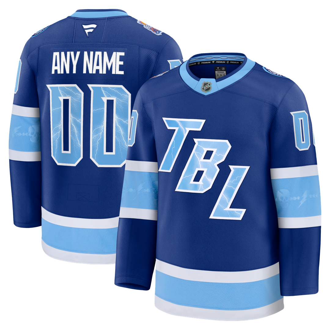 Tampa Bay Lightning Fanatics 2026 NHL Stadium Series Premium Custom Jersey - Blue