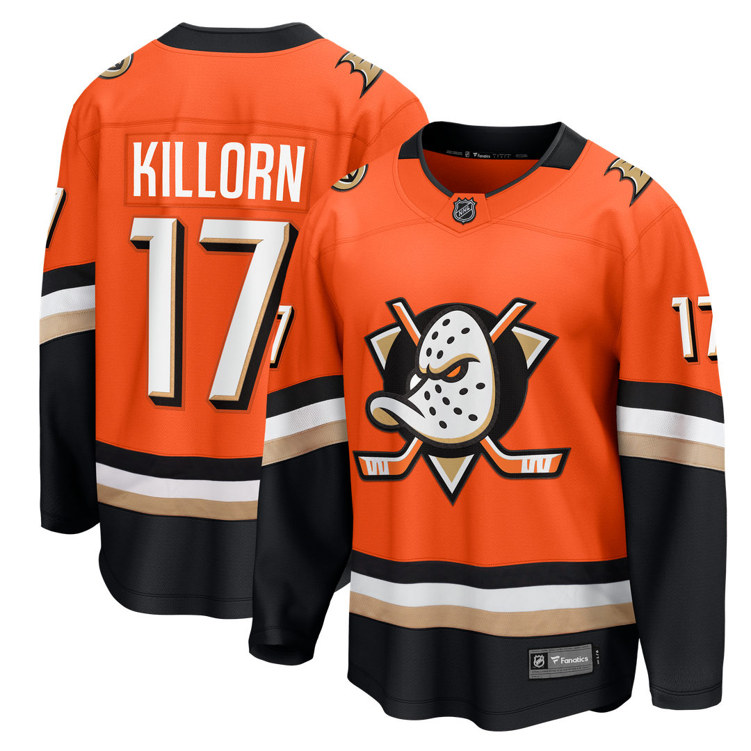 Alex Killorn Anaheim Ducks Fanatics Home Breakaway Jersey - Orange