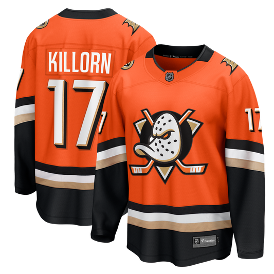 Alex Killorn Anaheim Ducks Fanatics Home Breakaway Jersey - Orange